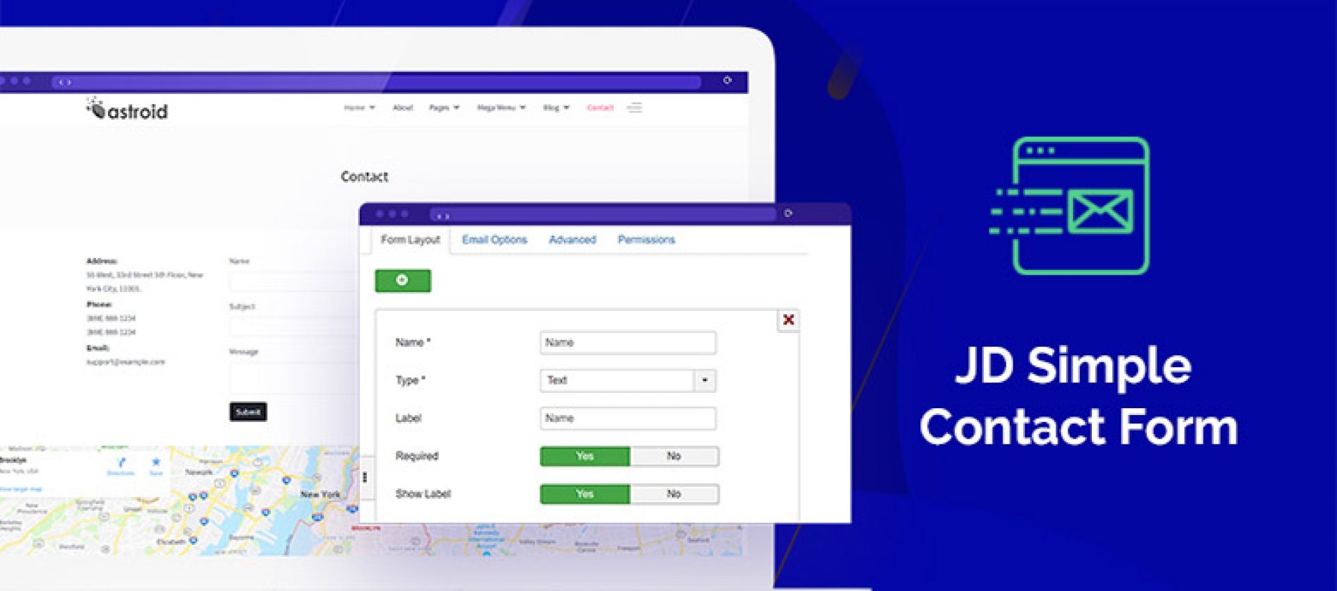 Joomla! İletişim Formu Modülü - JD Simple Contact Form