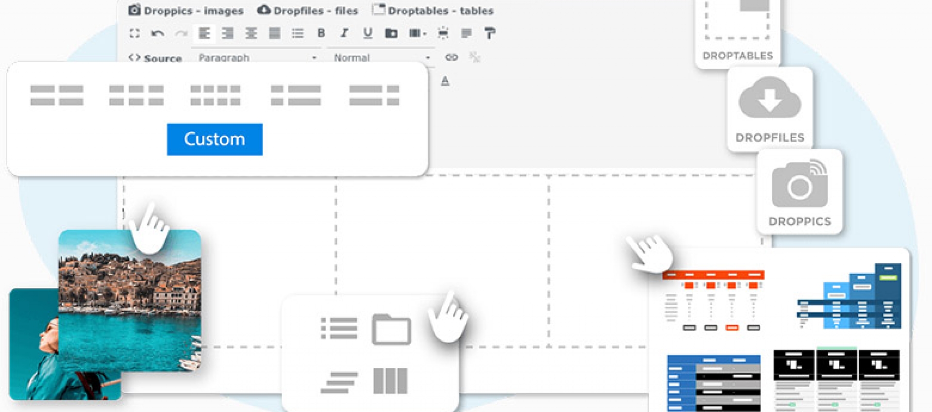 Joomla! Metin ve Kod Editörü - DropEditor