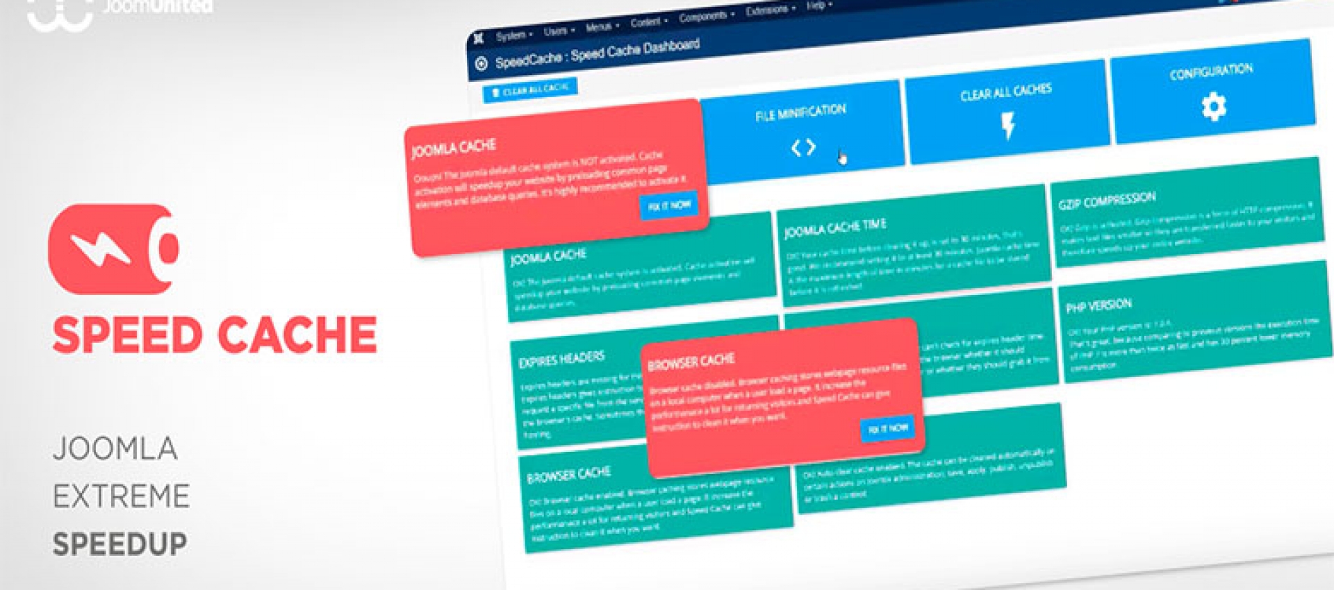 Joomla! Performans Eklentisi - Speed Cache