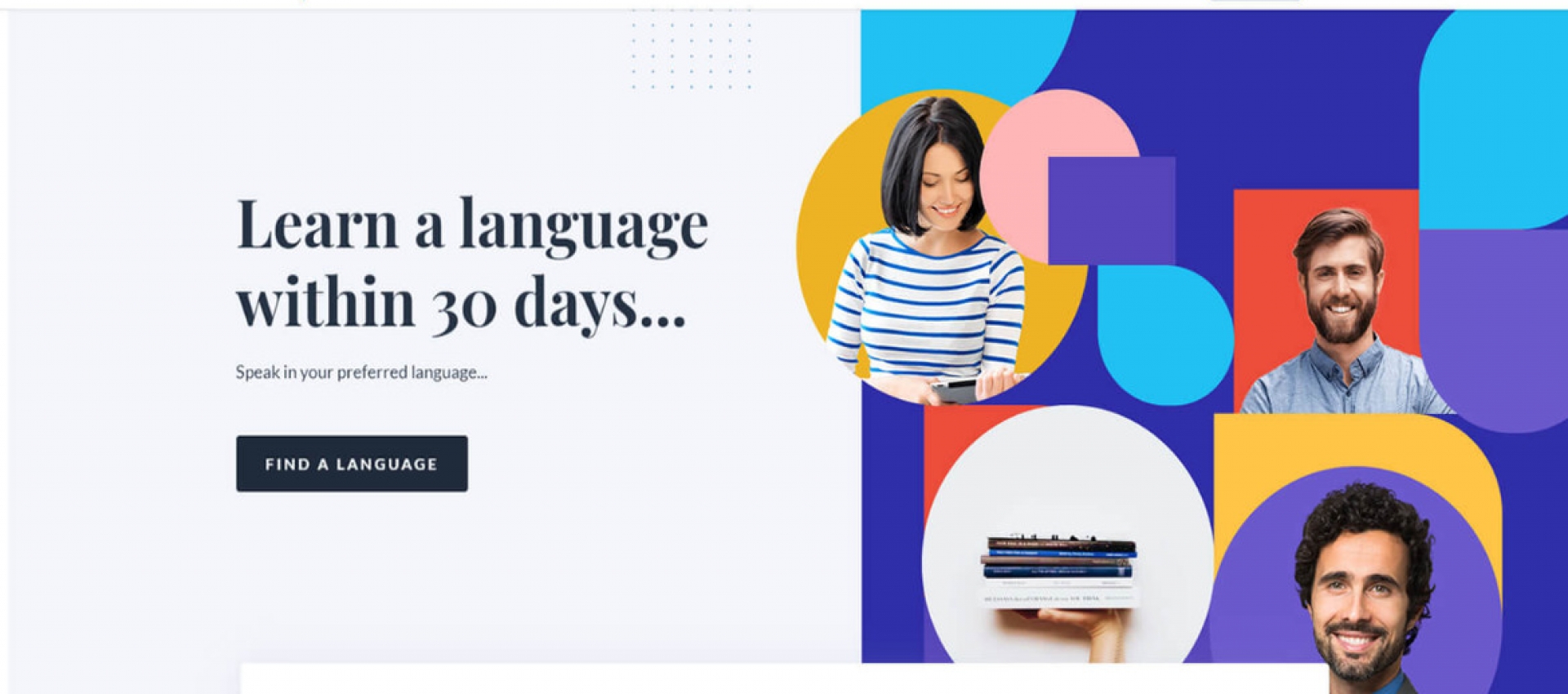 Joomla! Tema - Language School