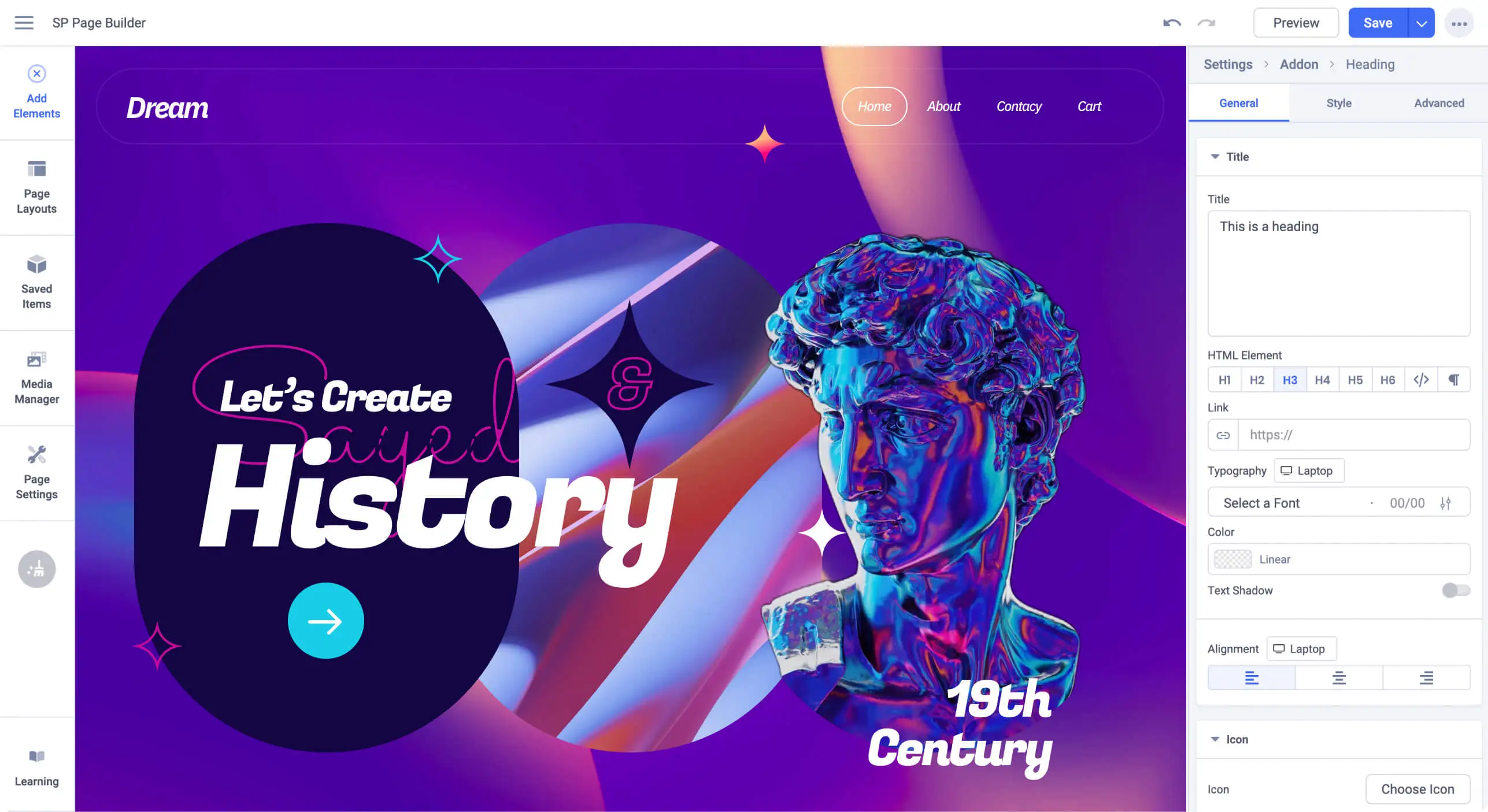 SP Page Builder Genel Bakış