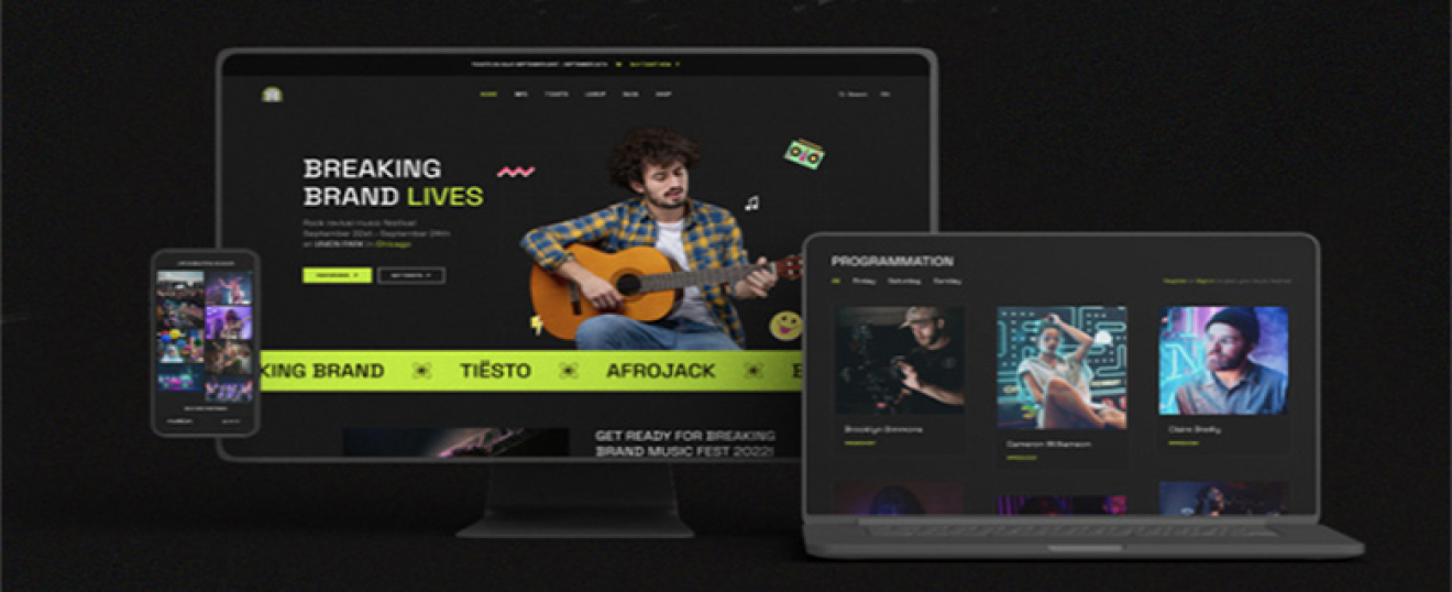 Joomla Tema - JA Festival