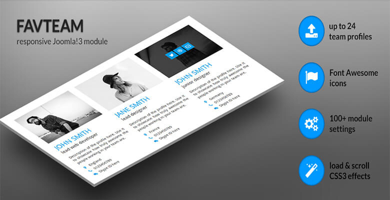 FavTeam Ekip Üyeleri Modülü