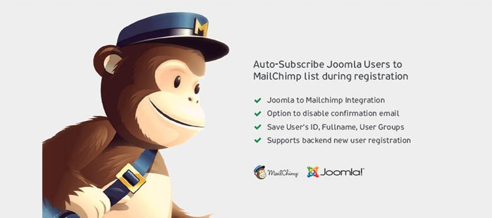 Joomla! İçin E-posta Eklentisi MailChimp