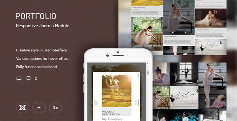 Joomla! JUX Portfolio Modülü