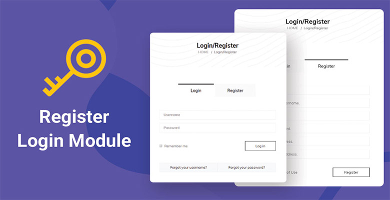 Joomla! Kayıt ve Giriş Eklentisi - Register / Login Module