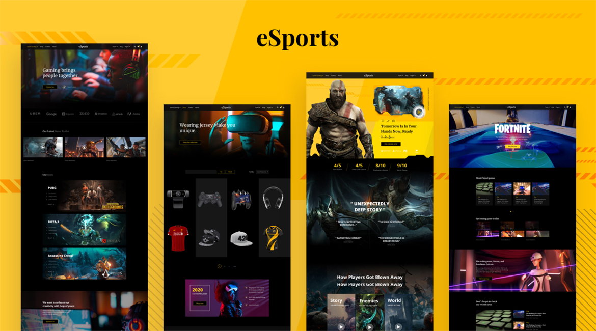 Joomla! Tema - eSports