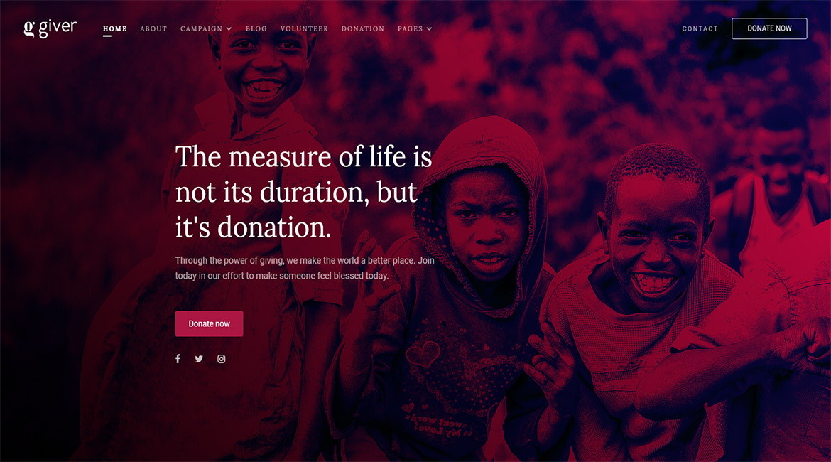 Joomla! Tema - Giver
