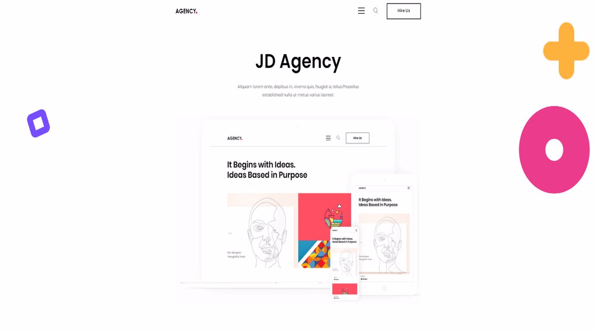 Joomla! Tema - JD Agency
