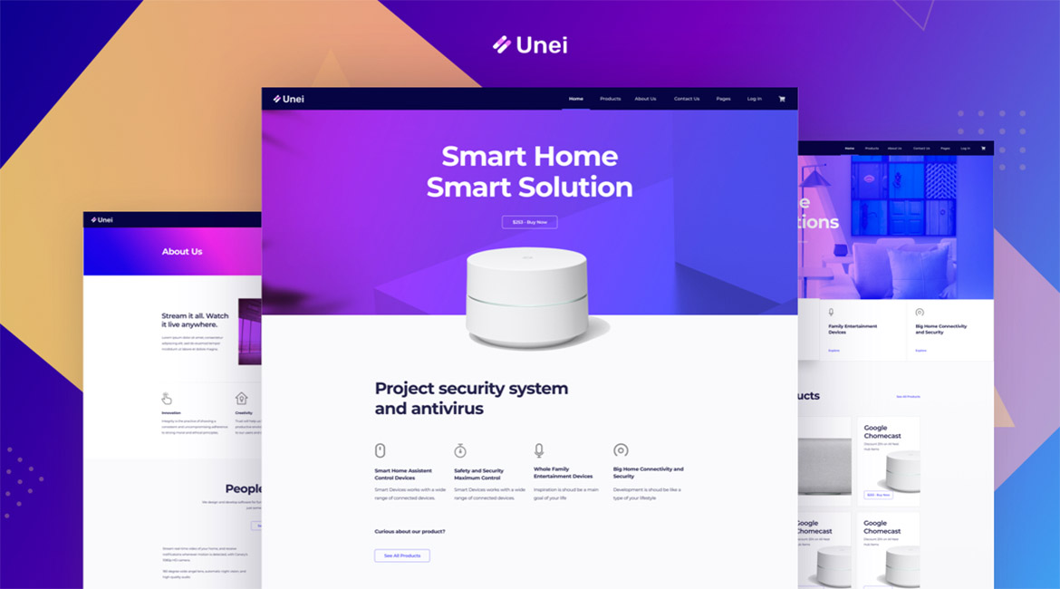 Joomla! Tema - Unei