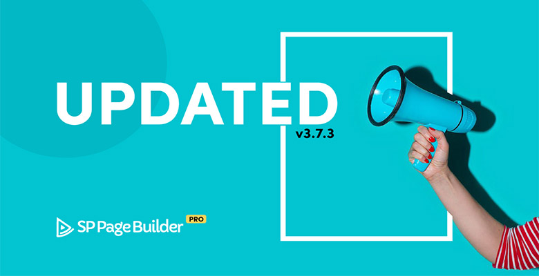 SP Page Builder v3.7.3 Yayınlandı