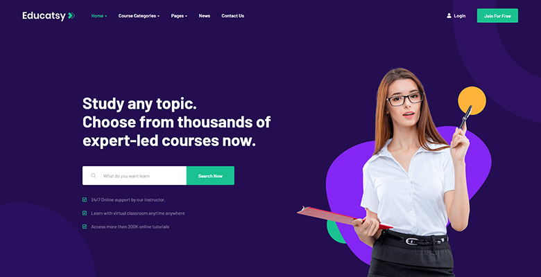 Joomla Tema - JA Educatsy