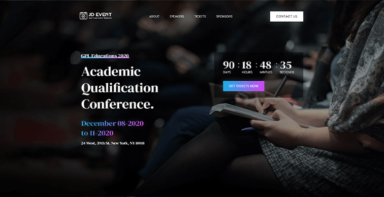 Joomla Tema - JD Event