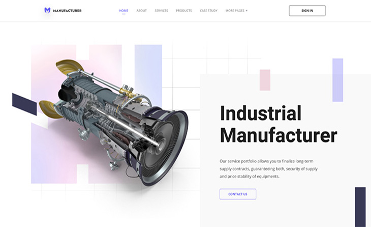 Joomla Tema - Manufacturer