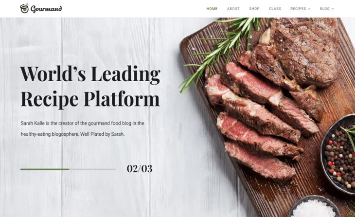 Joomla Tema - Gourmand