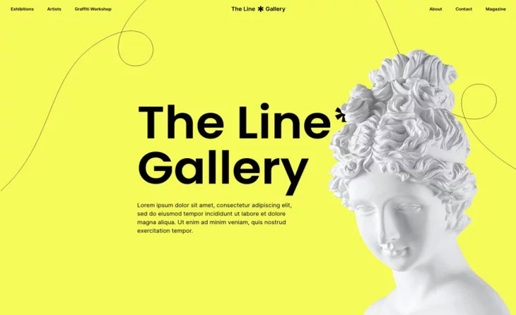 Joomla Tema - Line Gallery