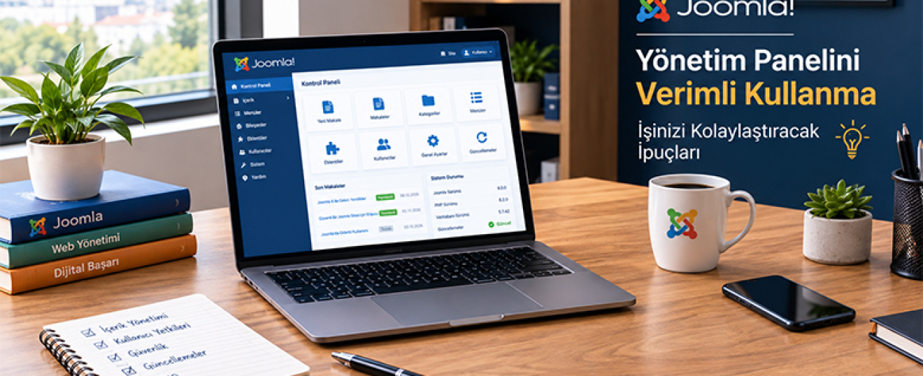 Joomla Yönetim Panelini Verimli Kullanma: İşinizi Kolaylaştıracak İpuçları