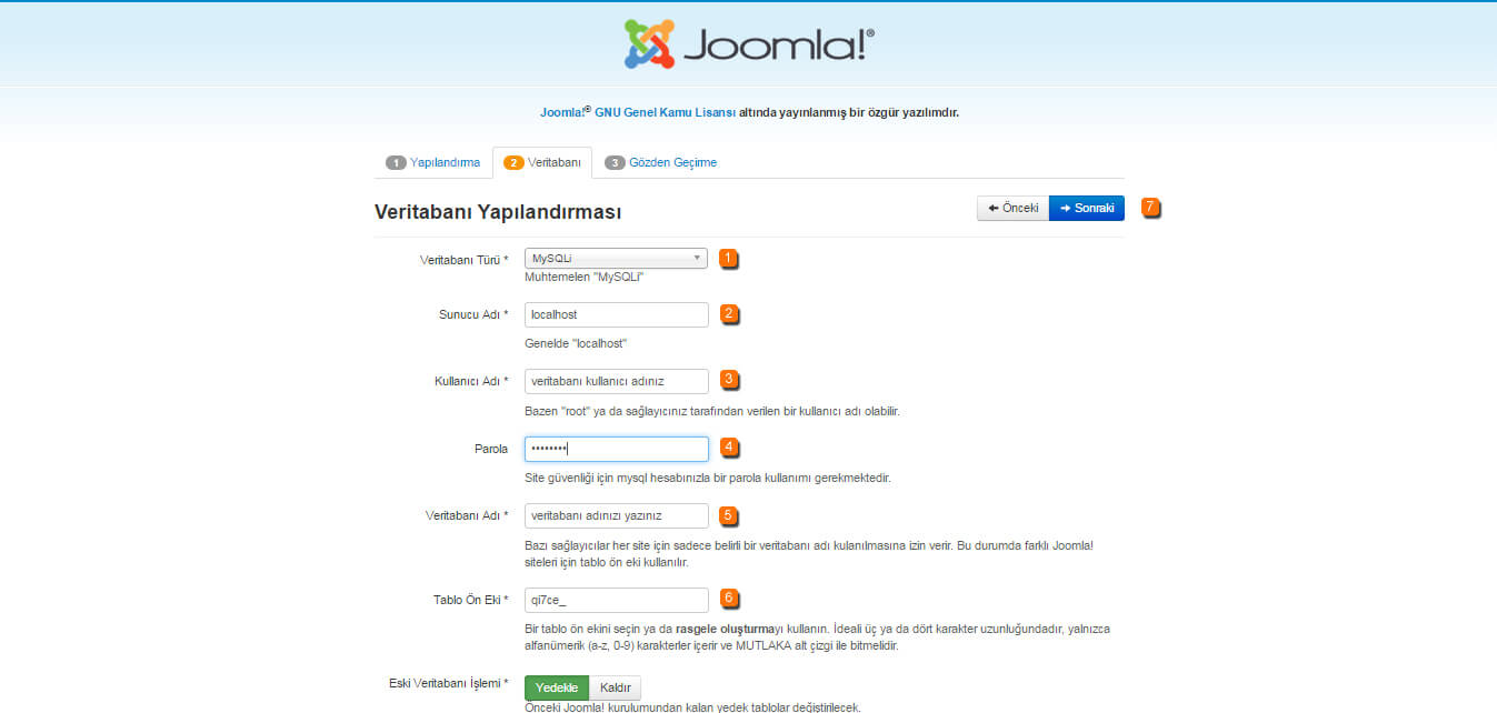 Joomla! Kurulumu
